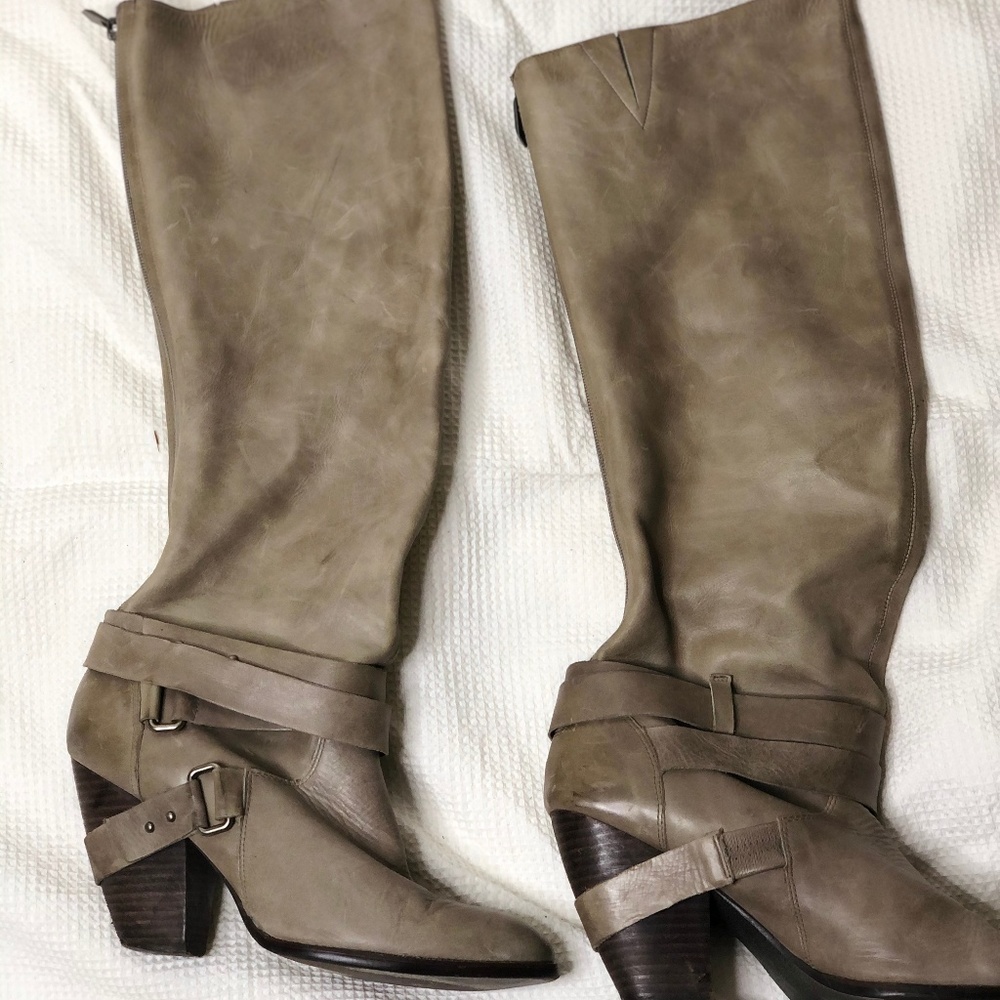 Fergie Legend Too Distressed Leather Boot